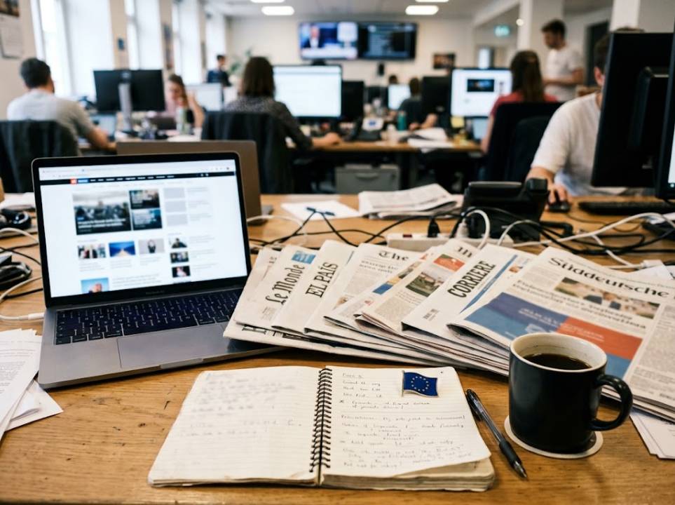 Quand l'actualité française voyage à travers l'Europe