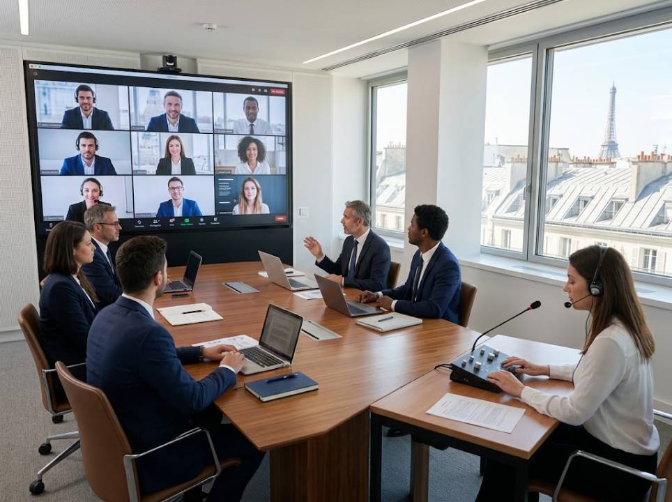 Réunion internationale, quel mode d'interprétation choisir