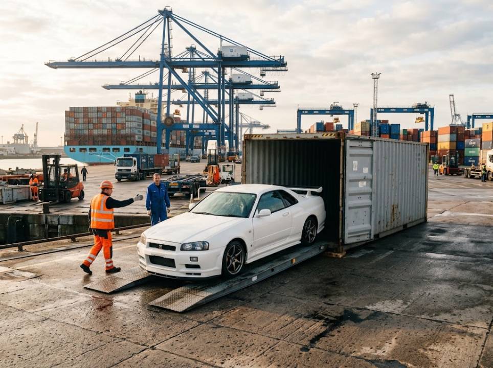 Importer une Nissan Skyline R34 du Japon en France