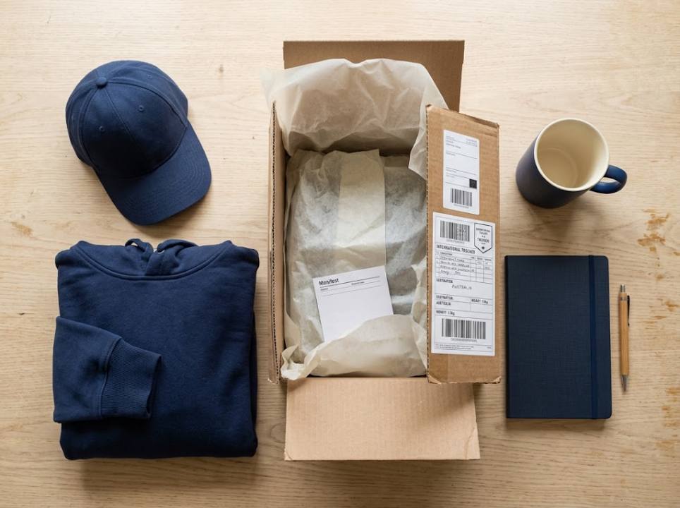 Boutique en ligne universitaire, le merch qui voyage