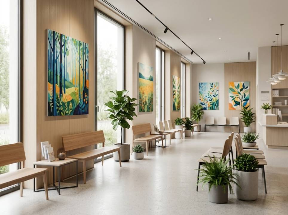 Kunst im Krankenhaus, wie Räume beim Heilen helfen