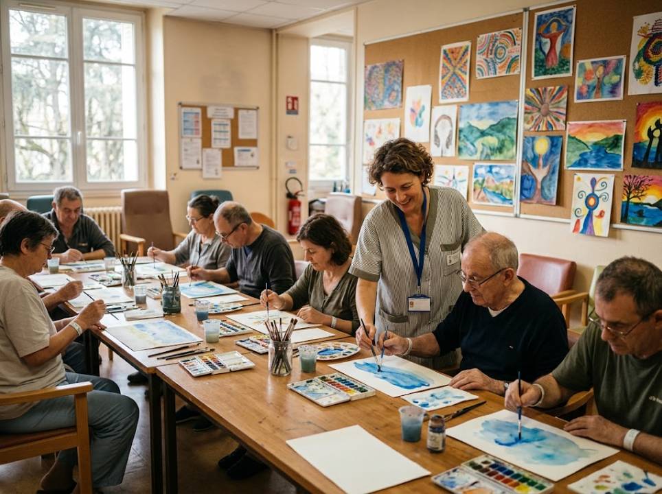 L’art-thérapie à l’hôpital, quand la création soigne
