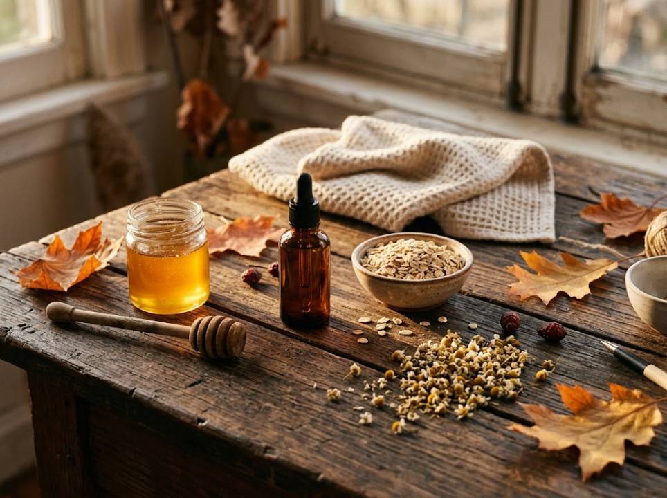 Natürliche Hautpflege im Herbst für strahlende Haut