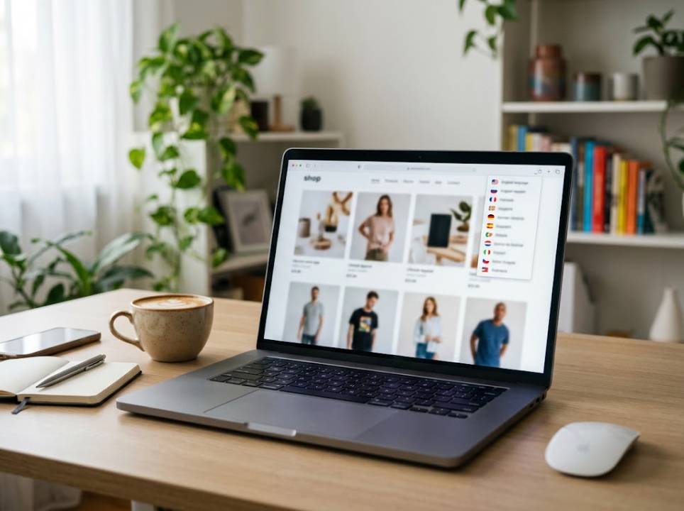 Website-Übersetzung, so wird der Onlineshop mehrsprachig