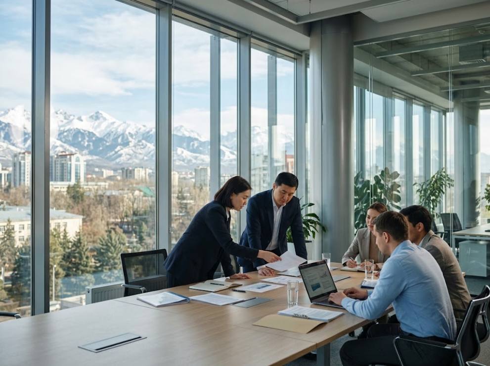 Affaires en Asie centrale, le russe comme passerelle
