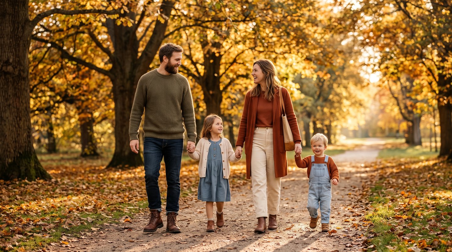 Fall Family Photo Outfits: Colors, Fabrics and Layers That Photograph Well