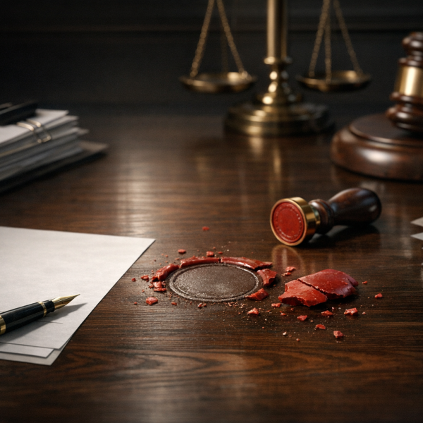 Why Missing An Official Seal Will Ruin Your Case