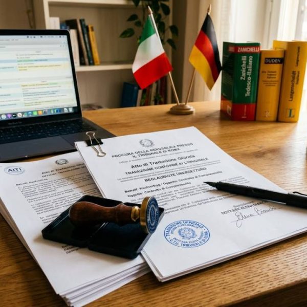Beglaubigte Übersetzung Italienisch-Deutsch erklärt