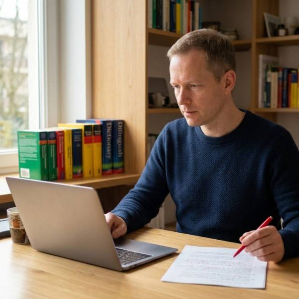 Englisch Übersetzer finden worauf es ankommt