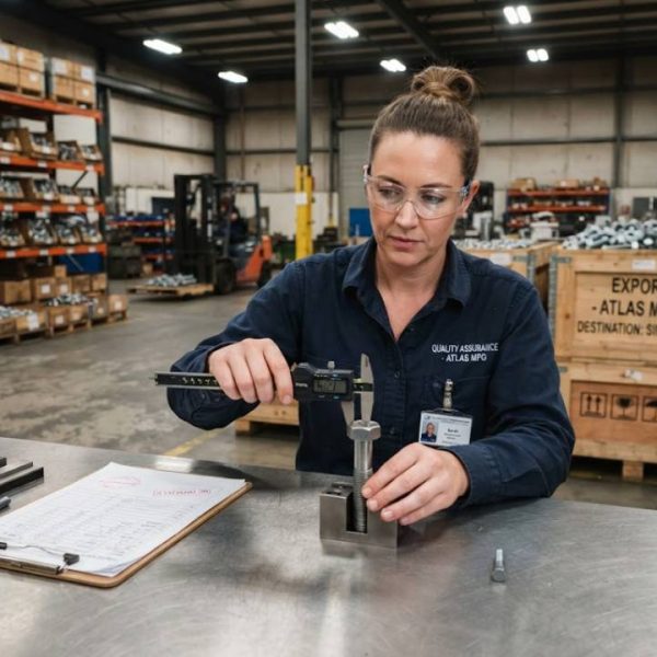Qualitätskontrolle Bei Verbindungselementen Im Exportgeschäft