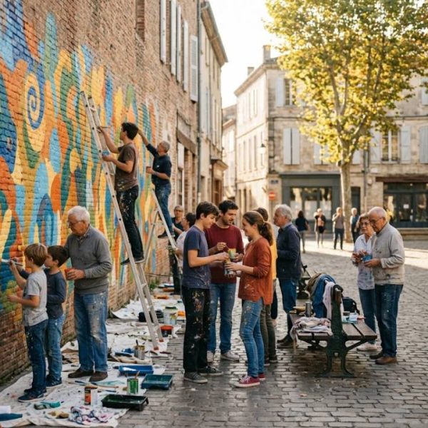 Créer une fresque murale collective, le guide pratique