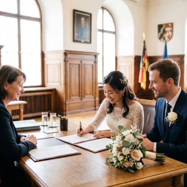 Heiratsurkunde übersetzen lassen nach Hochzeit im Ausland