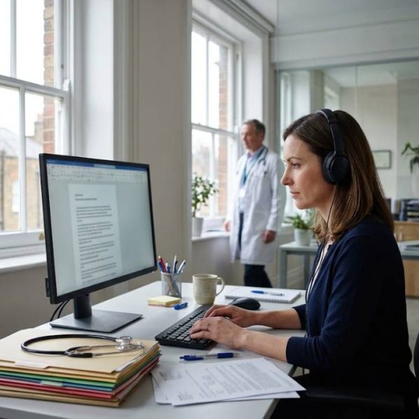 From Clinical Dictation to Translated Patient Records