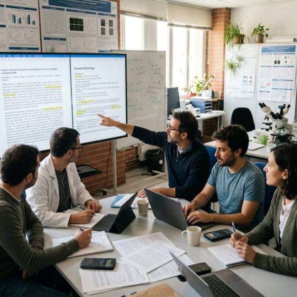 How Research Groups Keep Bilingual Papers Consistent