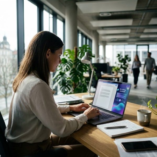 KI-Schreibtools im Job, Chancen und Grenzen auf Englisch