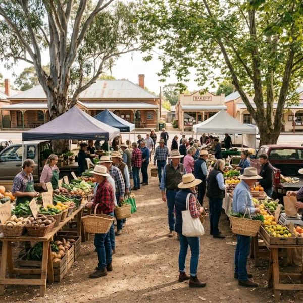 Voyager lentement en Australie et en Asie, les petites villes