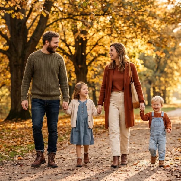 Fall Family Photo Outfits: Colors, Fabrics and Layers That Photograph Well