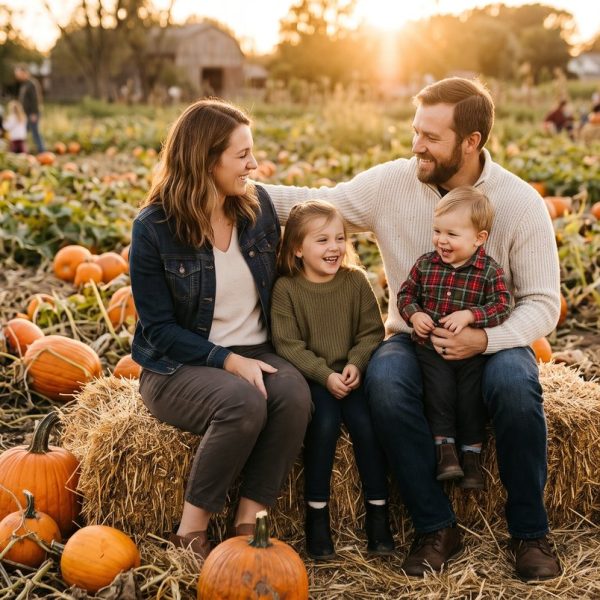 Fall Family Photo Outfits for the Pumpkin Patch, Orchard and Park