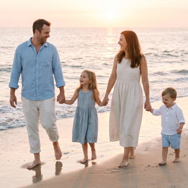 Family Photo Outfit Ideas for the Beach, the City and the Mountains