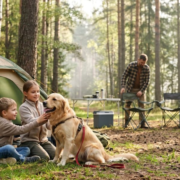 Camping With Kids and a Dog: How to Keep the Whole Pack Happy