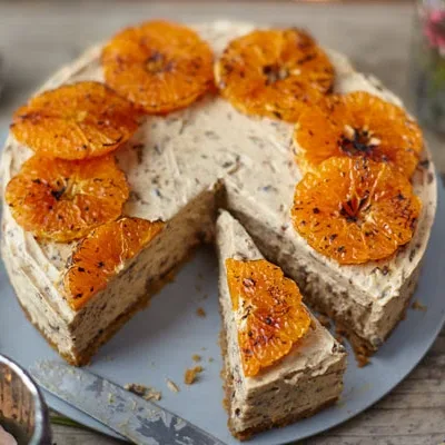 Christmas pudding cheesecake